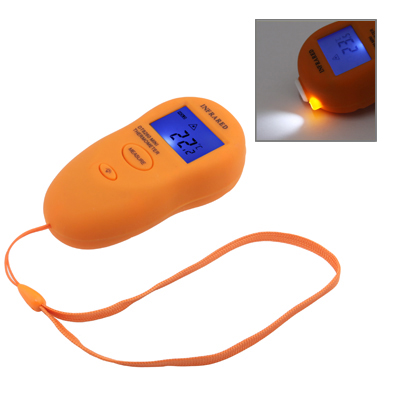 Mini Infrared Thermometer Temperature Range- 50 ~260C Orange - Click Image to Close